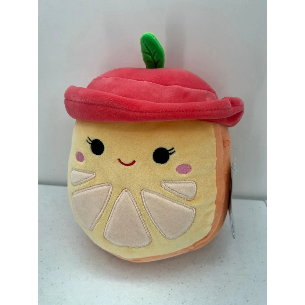 Squishmallows Celia the Orange with Bucket Hat Fruit Plush 8 Inch